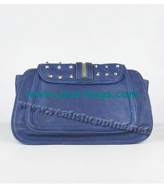 Cheap 3.1 Phillip Lim Edie Bow Studded Bag Blue Replica - Click Image to Close